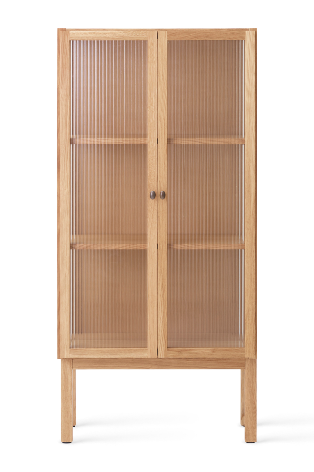   Reeded Glass 2-Door Cabinet | Oroa.com