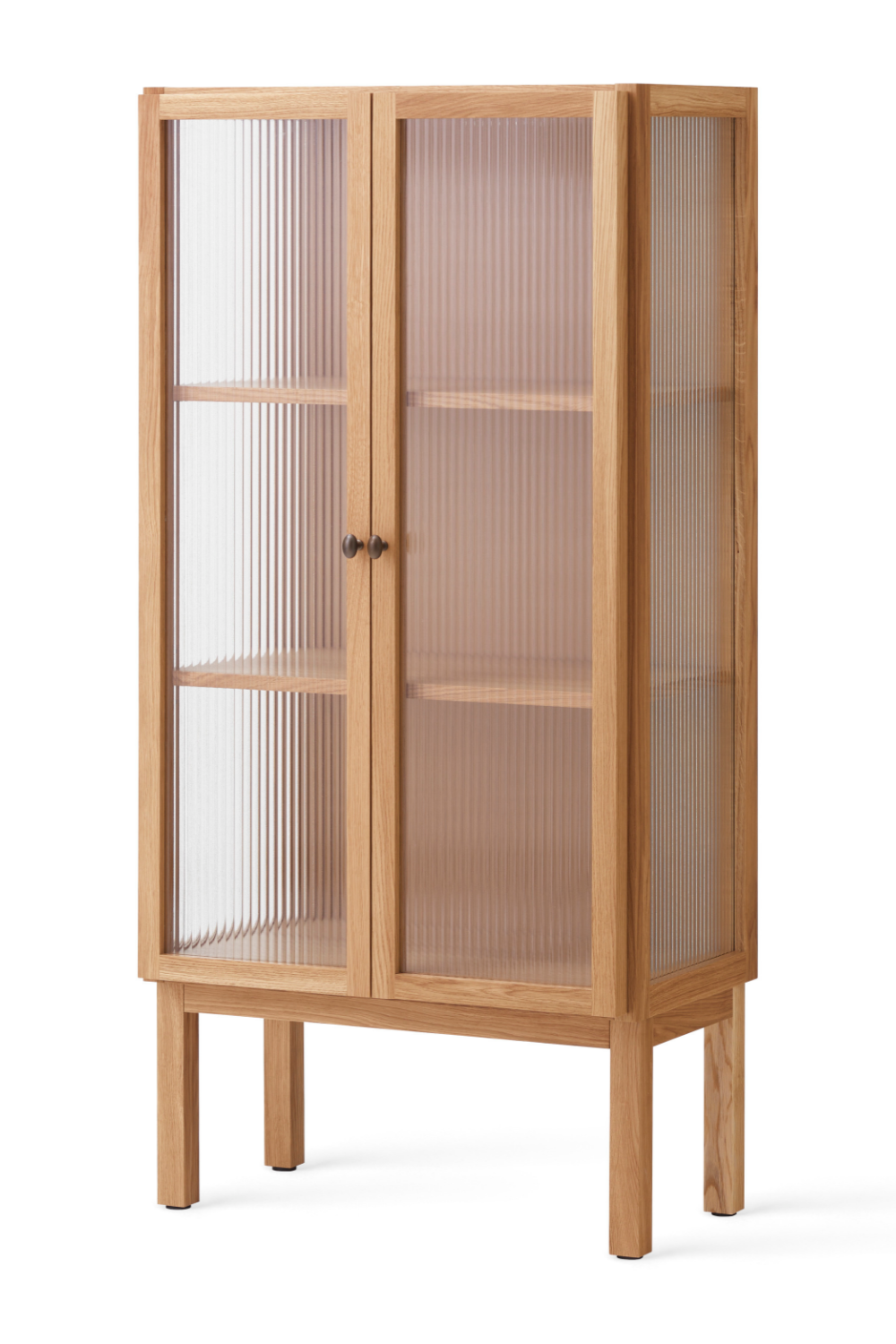   Reeded Glass 2-Door Cabinet | Oroa.com