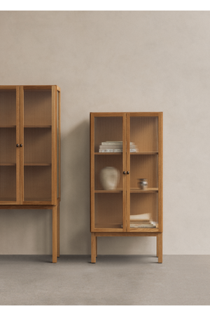   Reeded Glass 2-Door Cabinet | Oroa.com