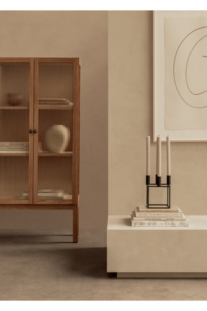   Reeded Glass 2-Door Cabinet | Oroa.com