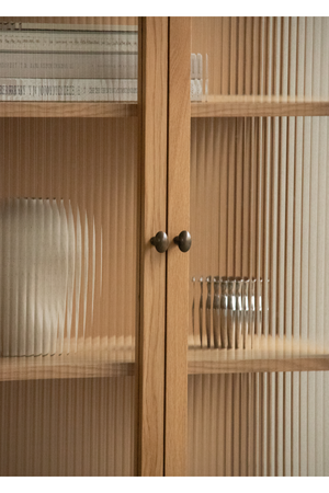   Reeded Glass 2-Door Cabinet | Oroa.com