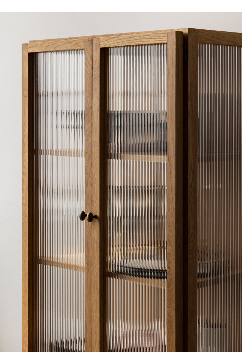   Reeded Glass 2-Door Cabinet | Oroa.com