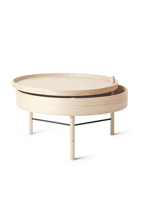   Round Wooden Turning Table | Oroa.com