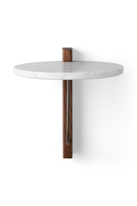   White Marble Wall Shelf M | Oroa.com