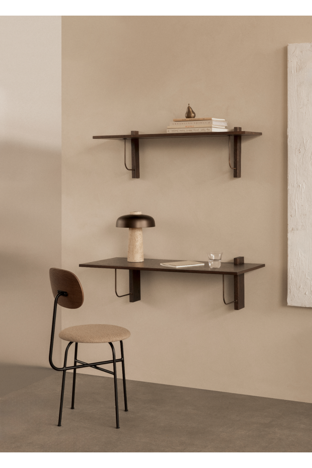  Solid Oak Wall-Hung Desk | Oroa.com