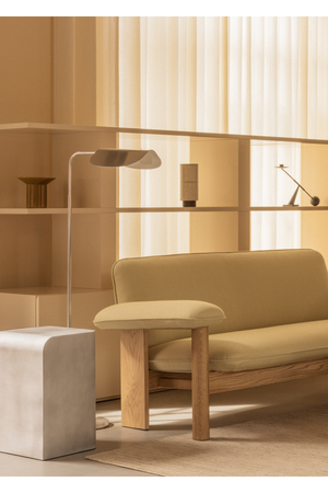   Curved Aluminum Side Table | Oroa.com