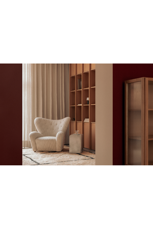   Curved Aluminum Side Table | Oroa.com