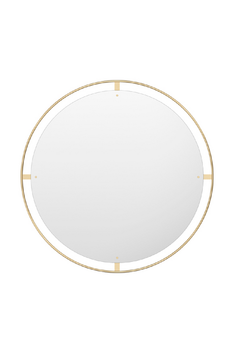   Round Brass Mirror L | Oroa.com