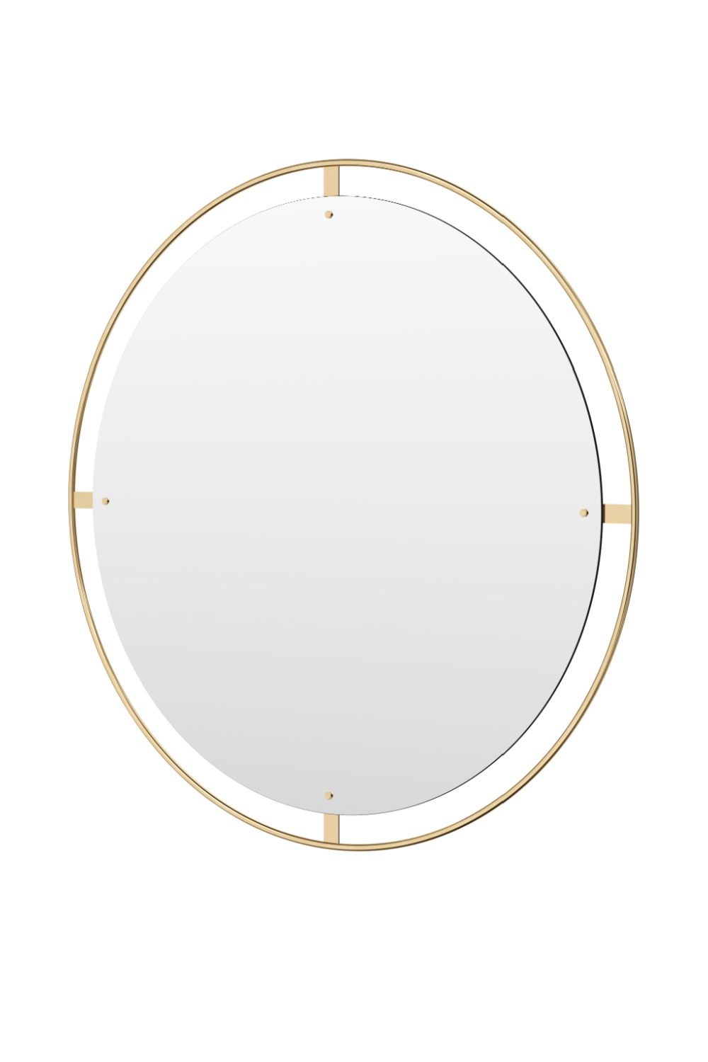   Round Brass Mirror L | Oroa.com