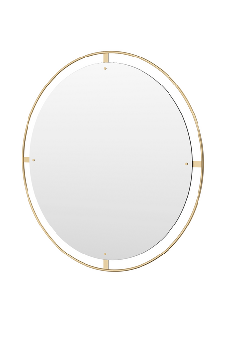   Round Brass Mirror L | Oroa.com