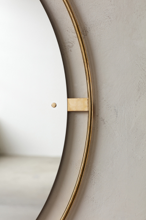   Round Brass Mirror L | Oroa.com