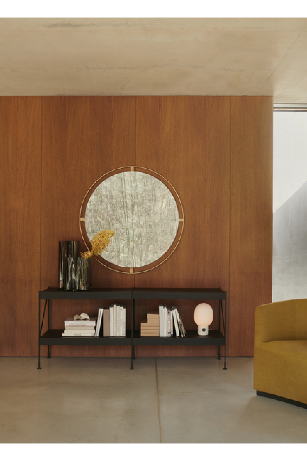   Round Brass Mirror L | Oroa.com