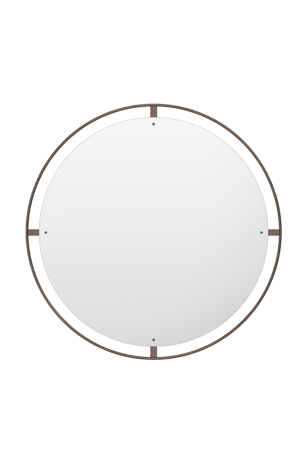   Round Brass Mirror L | Oroa.com