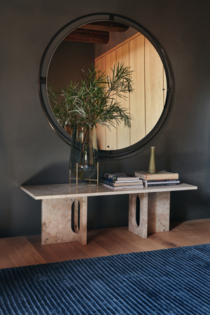   Round Brass Mirror L | Oroa.com