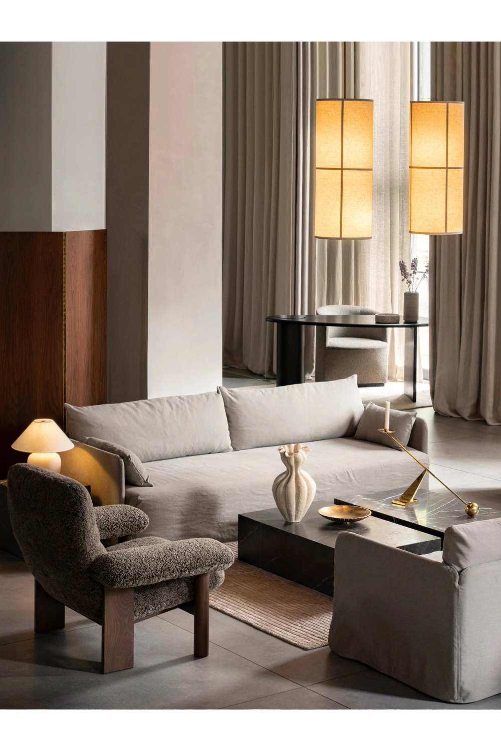   Sheepskin Lounge Chair | Oroa.com