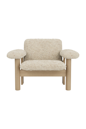   Low Back Sheep Skin Lounge Chair | Oroa.com