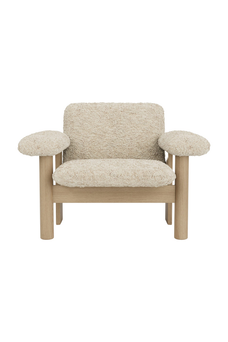   Low Back Sheep Skin Lounge Chair | Oroa.com
