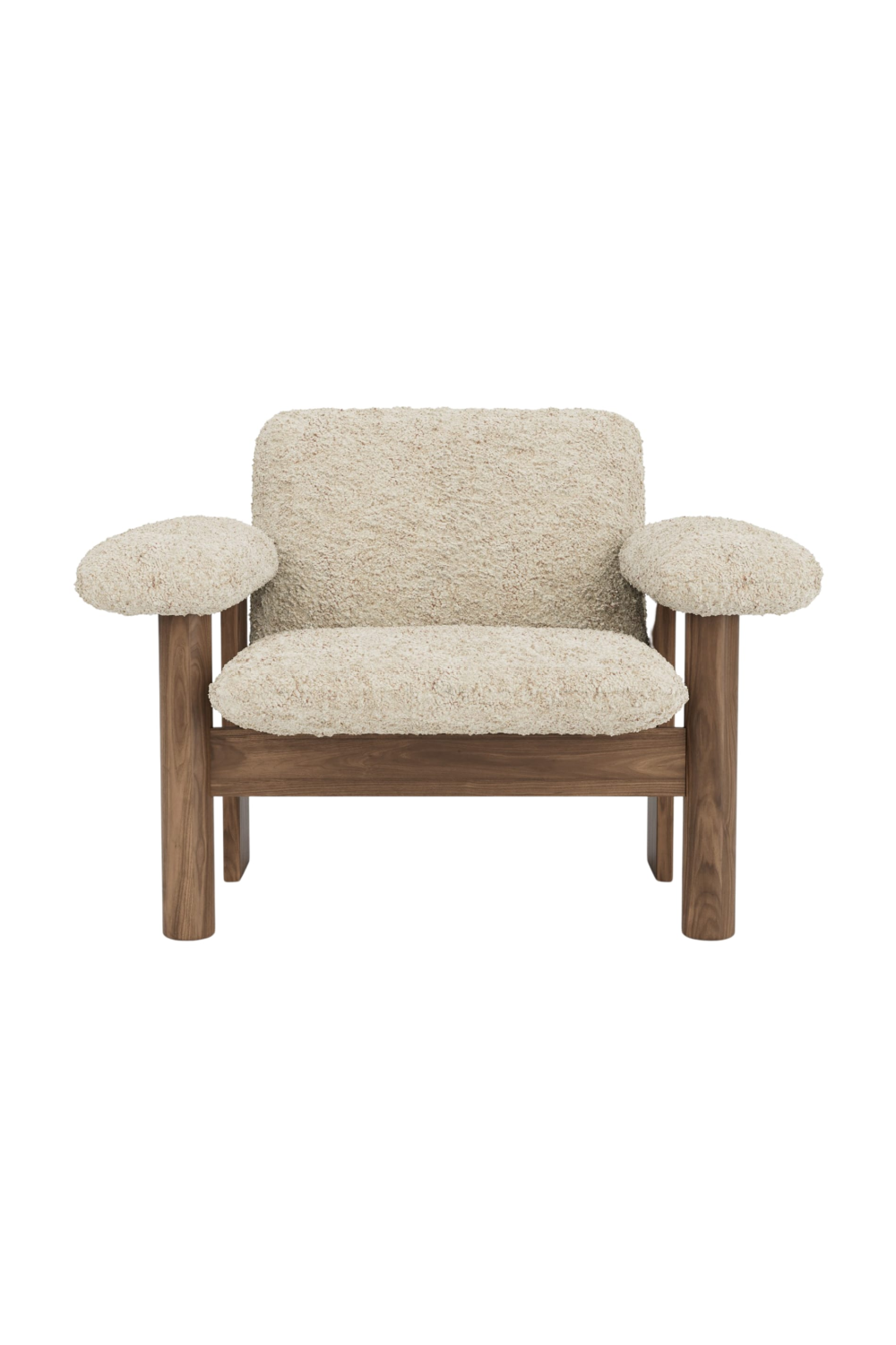   Low Back Sheep Skin Lounge Chair | Oroa.com