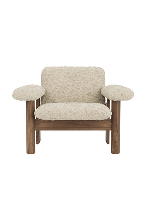   Low Back Sheep Skin Lounge Chair | Oroa.com