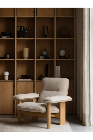   Upholstered Textile Lounge Chair | Oroa.com