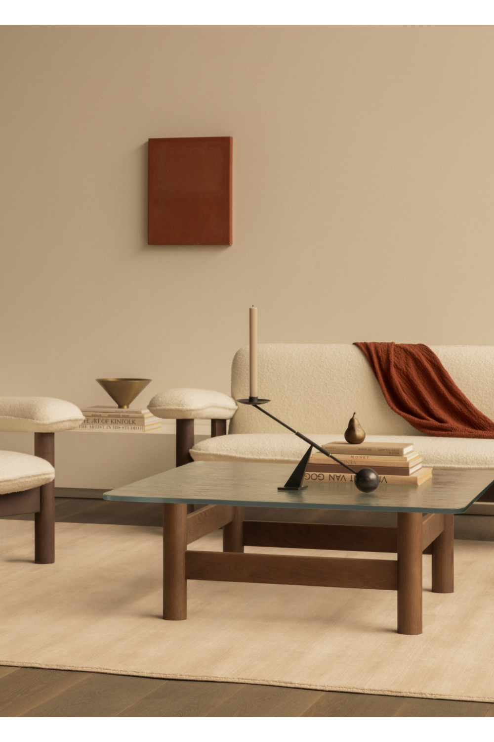   Tempered Glass Lounge Table | Oroa.com