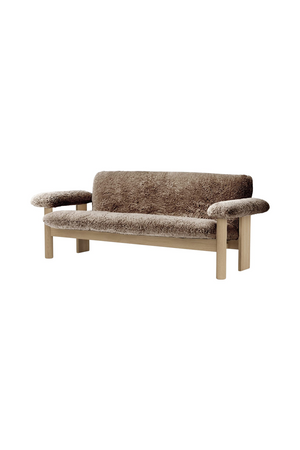   Oak Framed Sheepskin Sofa | Oroa.com
