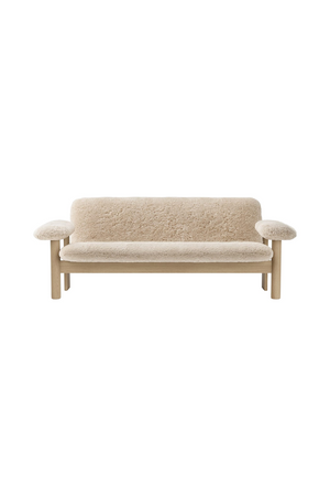   Oak Framed Sheepskin Sofa | Oroa.com
