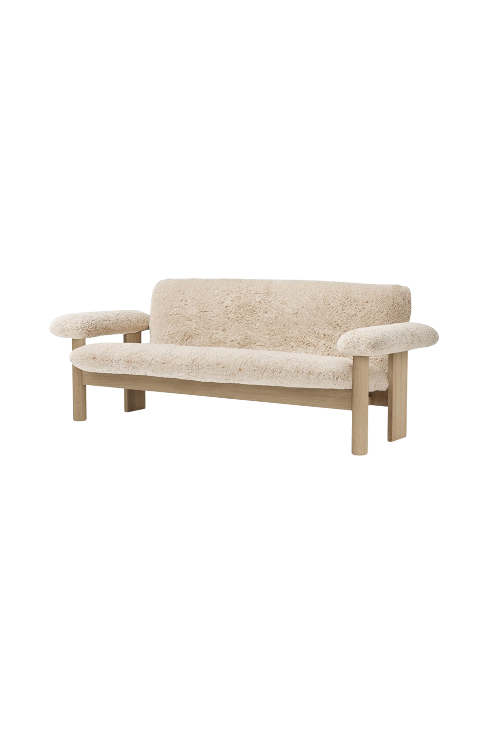   Oak Framed Sheepskin Sofa | Oroa.com
