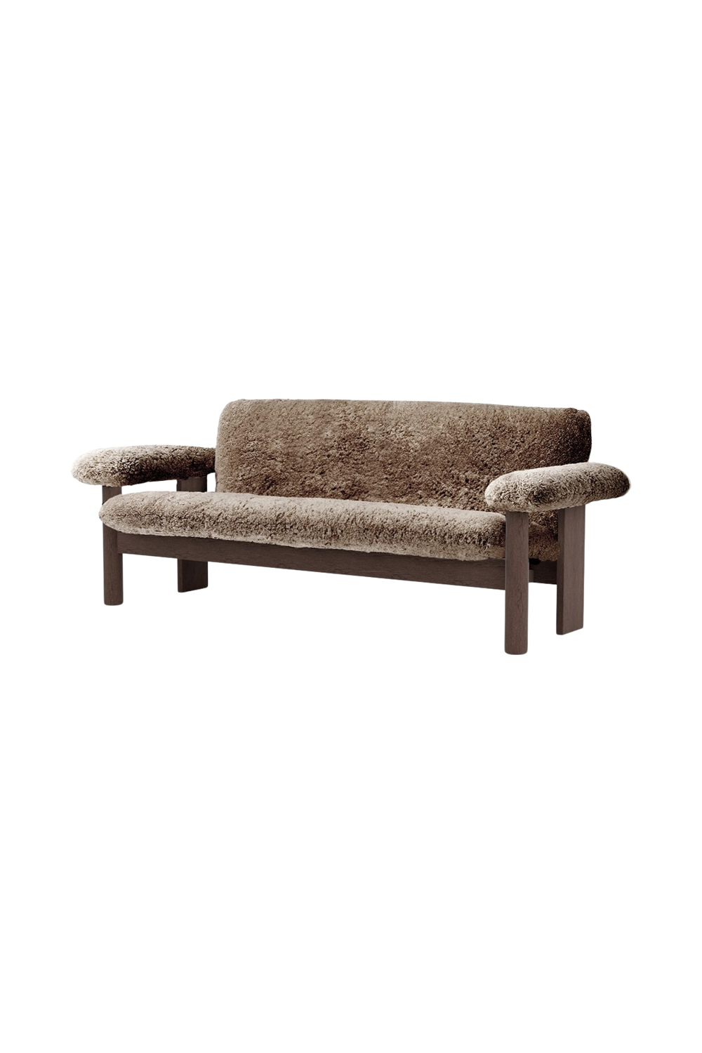   Oak Framed Sheepskin Sofa | Oroa.com