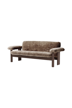   Oak Framed Sheepskin Sofa | Oroa.com