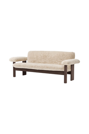   Oak Framed Sheepskin Sofa | Oroa.com