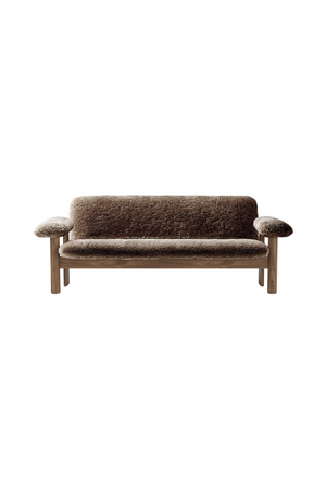   Oak Framed Sheepskin Sofa | Oroa.com