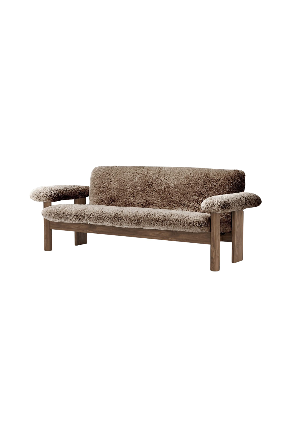   Oak Framed Sheepskin Sofa | Oroa.com