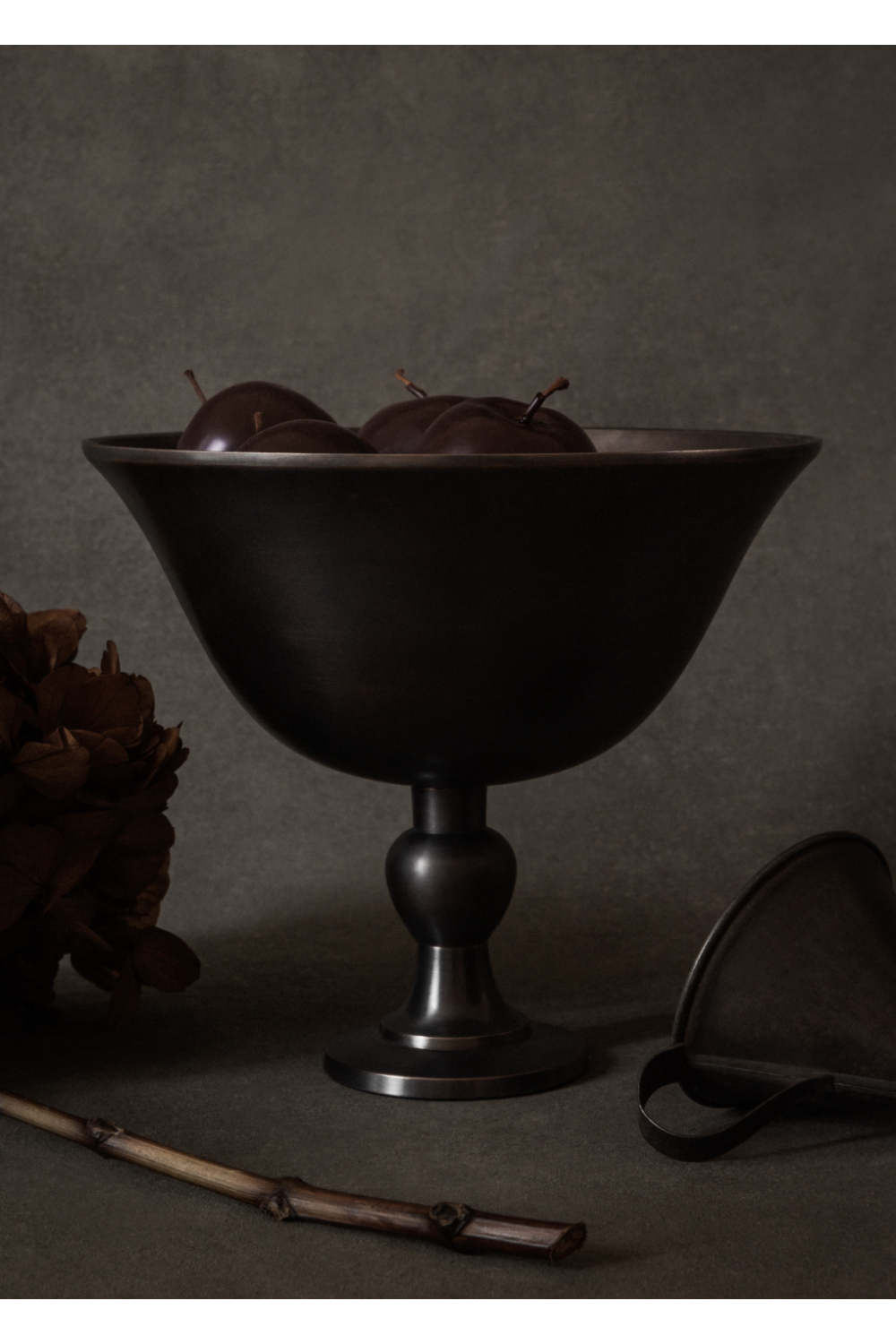   Brown Bronzed Footed Bowl | Oroa.com