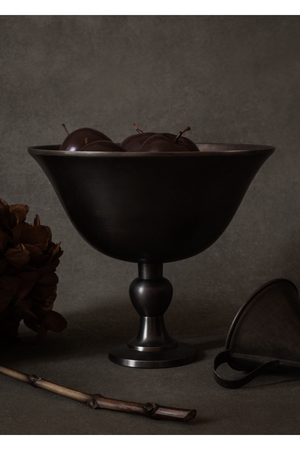   Brown Bronzed Footed Bowl | Oroa.com