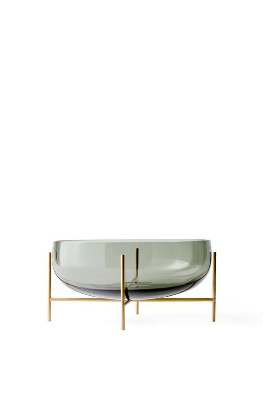   Smoked Green Glass Bowl | Oroa.com