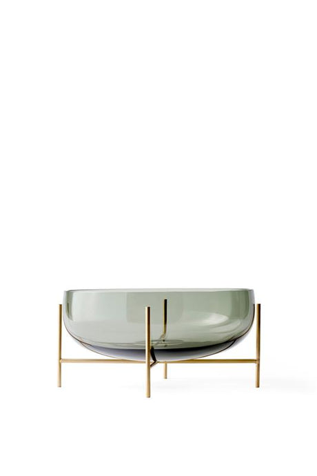   Smoked Green Glass Bowl | Oroa.com