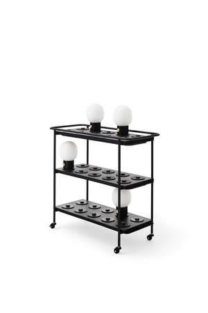   Black Steel Charging Trolley | Oroa.com