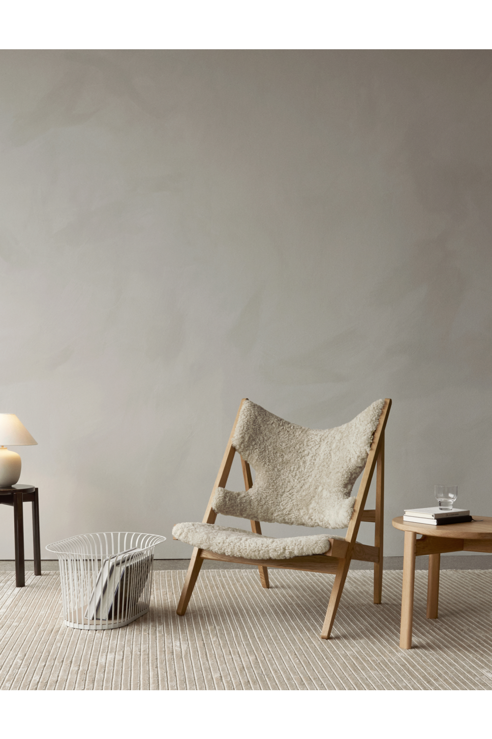   Sheepskin Lounge Chair | Oroa.com