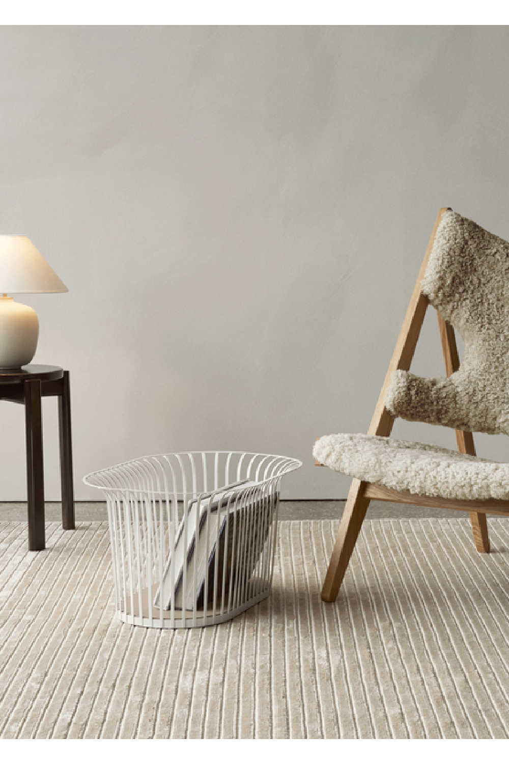   Sheepskin Lounge Chair | Oroa.com