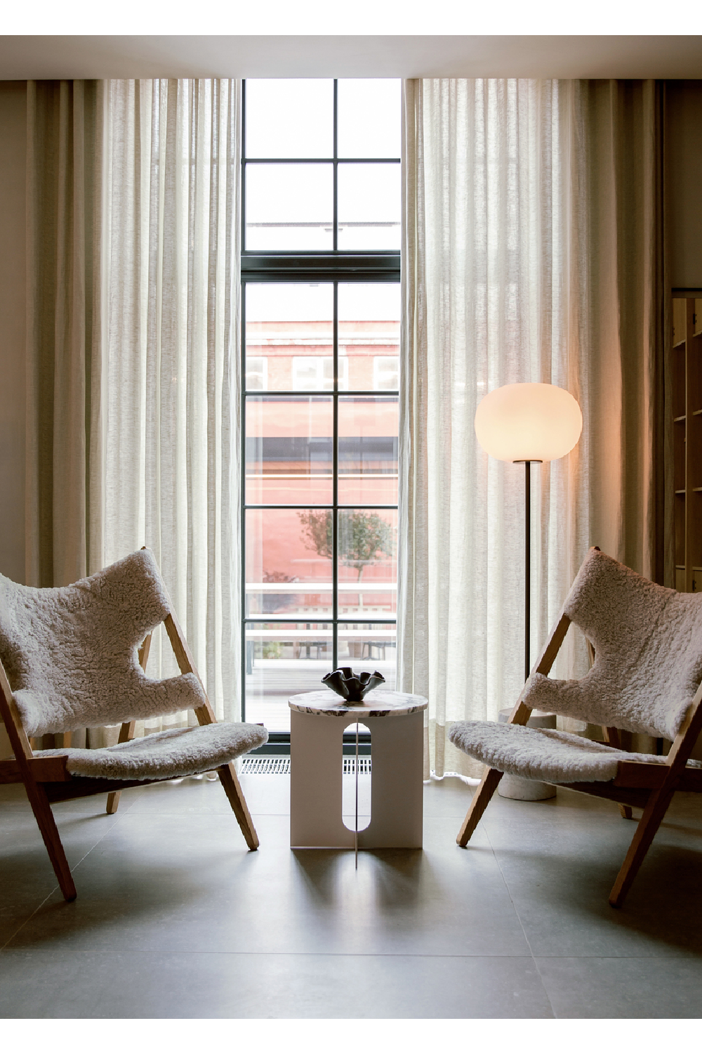   Sheepskin Lounge Chair | Oroa.com