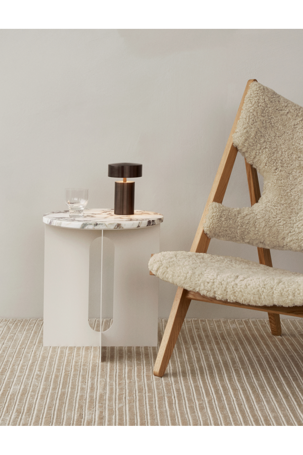   Sheepskin Lounge Chair | Oroa.com