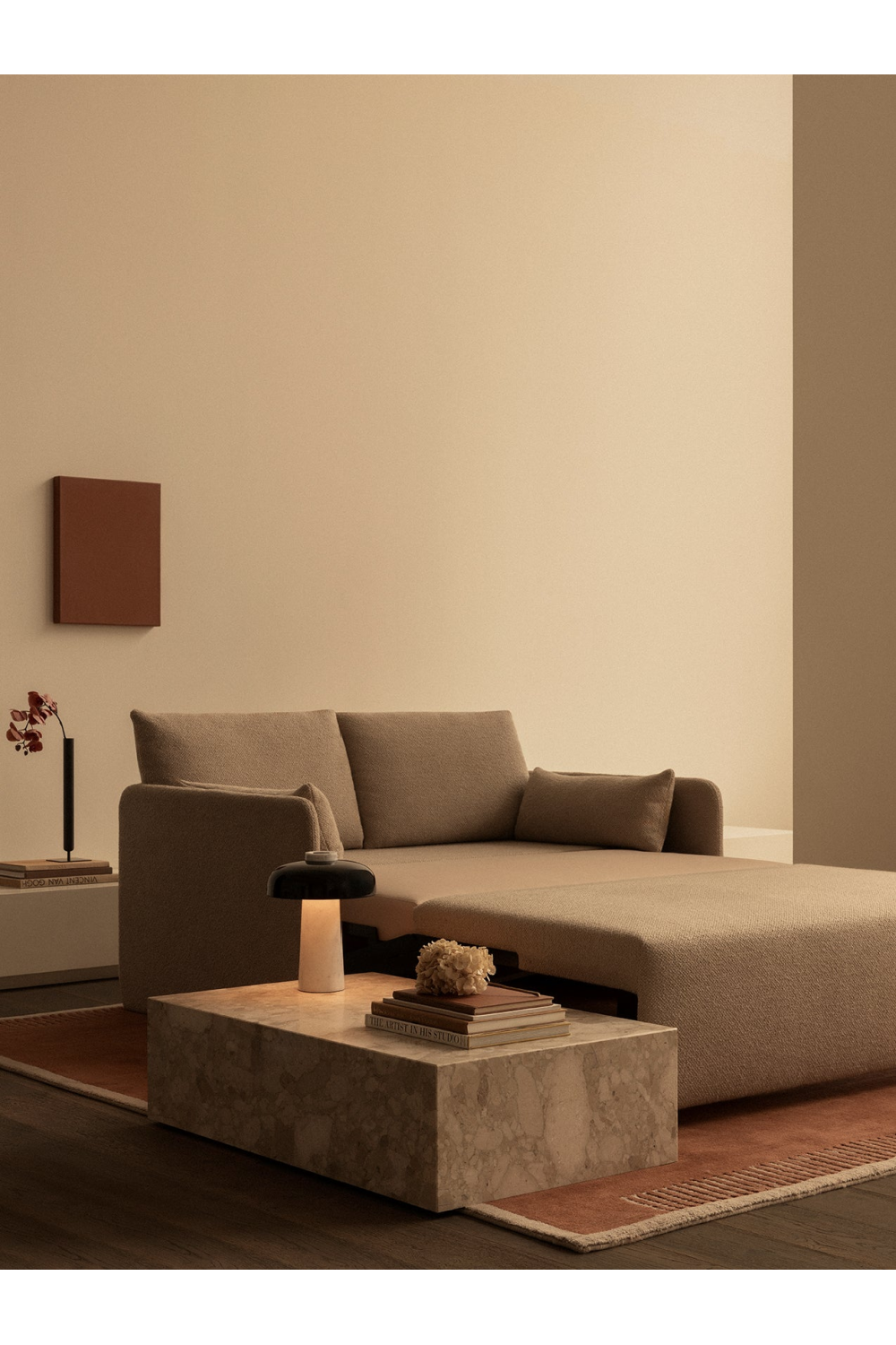   Modern Minimalist 2-Seater Sofa Bed | Oroa.com