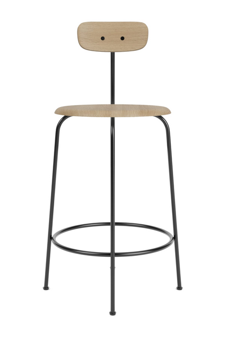   Short-Back Oak Counter Chair | Oroa.com