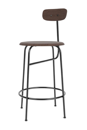   Short-Back Oak Counter Chair | Oroa.com