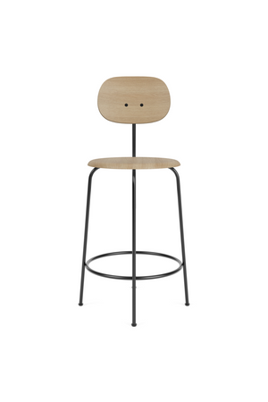   Oak Veneer Counter Chair | Oroa.com