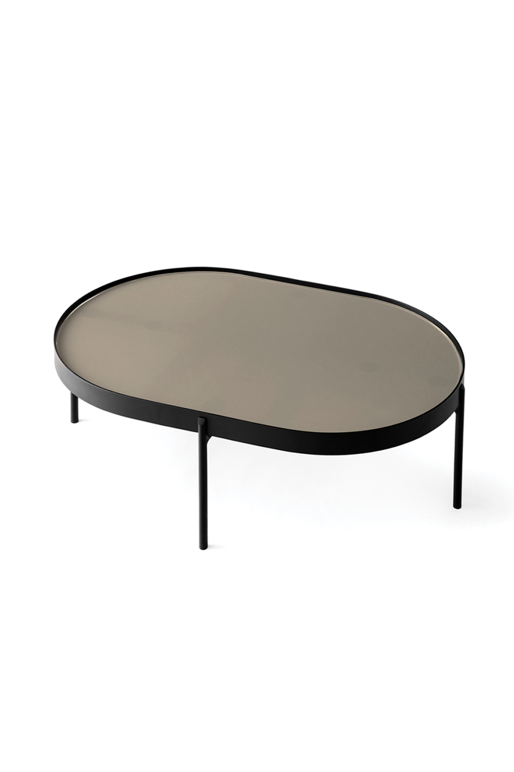   Oval Glass Coffee Table | Oroa.com