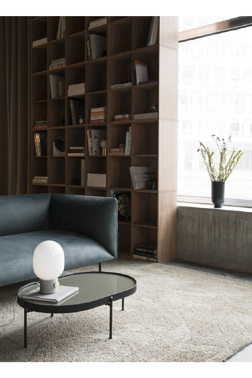   Oval Glass Coffee Table | Oroa.com