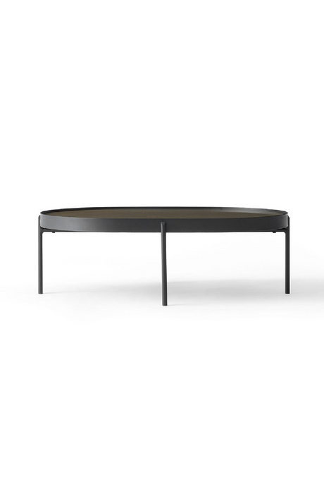   Oval Glass Coffee Table | Oroa.com