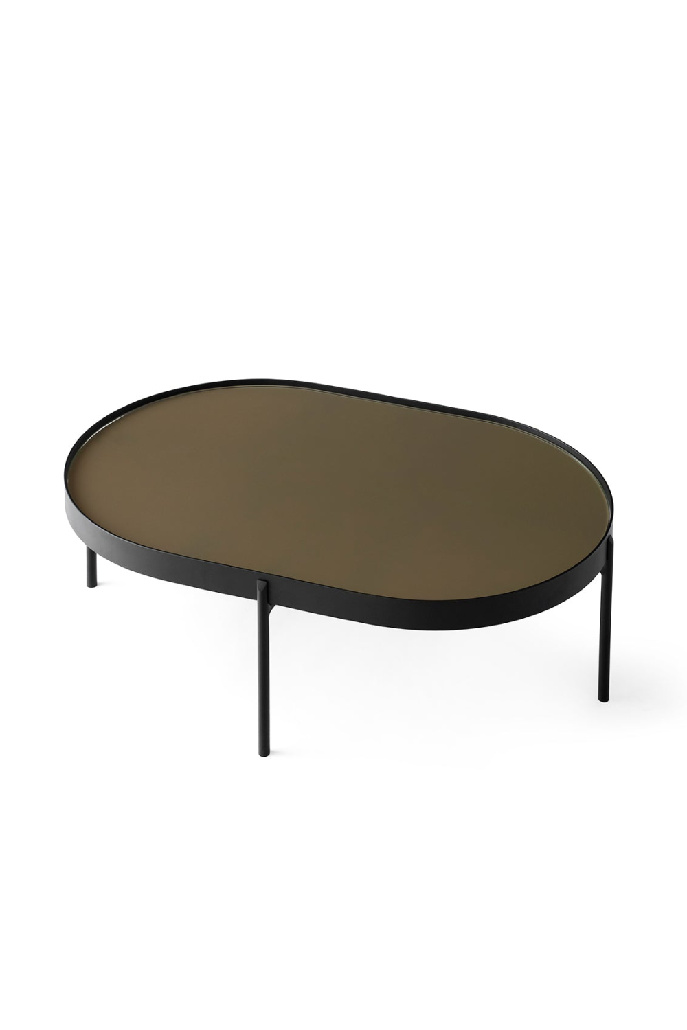   Oval Glass Coffee Table | Oroa.com